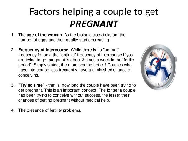 frequency of sex for conception Around ass best